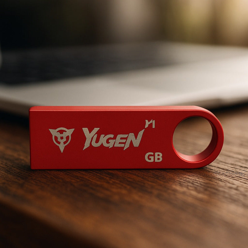 Kit  20 Memorias Usb 8gb Metalica Usb 2.0 Yugen Rojo Y1r