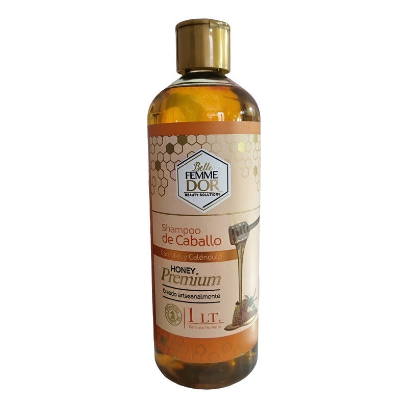 Shampoo De Caballo Miel Caléndula Sedosidad Femme D'or /sa