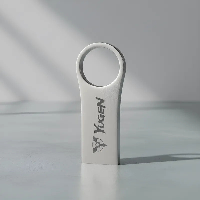 Paquete 30 Memoria Usb 8gb A Granel Metálica Mayoreo Yugen Plateado Y17