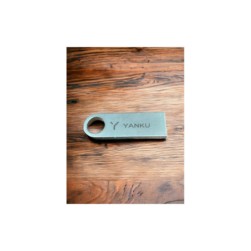 Kit 20 Memorias Usb 16gb Personalizadas Logo Laser Metal Plateado