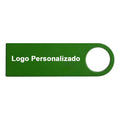 55 Memorias Usb 16gb Personalizadas Logo Laser Metal Verde Y1
