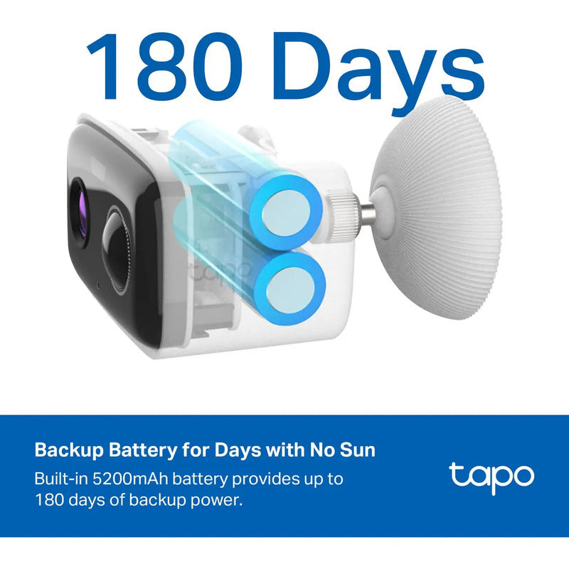 Cámara De Seguridad Tapo Tp-link C400 Inalámbrica 1080p Outd Blanco