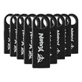 Paquete 20 Memoria Usb 16gb A Granel Metálica Mayoreo Yugen Negro Y1