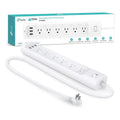 Regleta Kasa Smart Hs300 6 Tomas Inteligentes 3 Usb Blanco 125 V