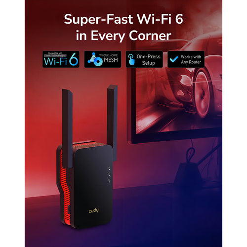 Extensor De Wifi Cudy Re3000 Doble Banda Puerto Gigabit