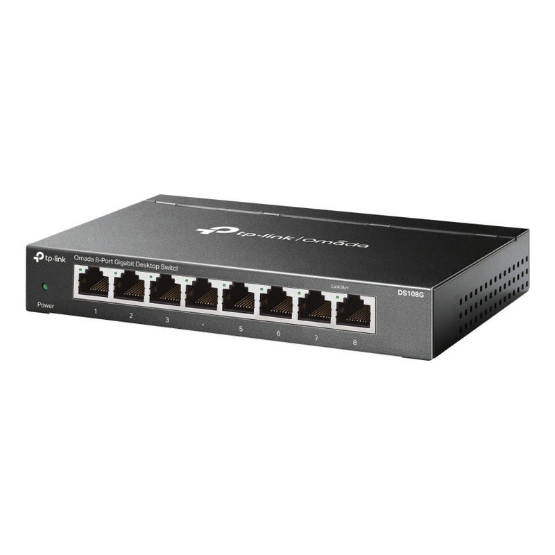 Switch Tp-link Ds108g 8 Bocas Gigabit Omada Metálico