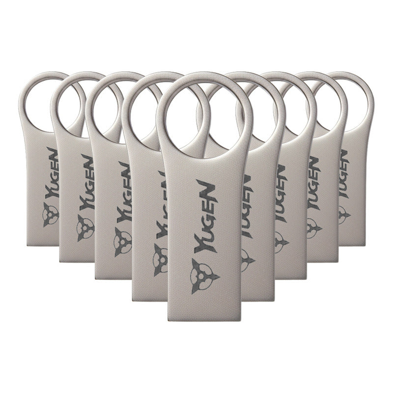 Paquete 20 Memoria Usb 16gb Colores Mayoreo Metálica Yugen Plateado Y17