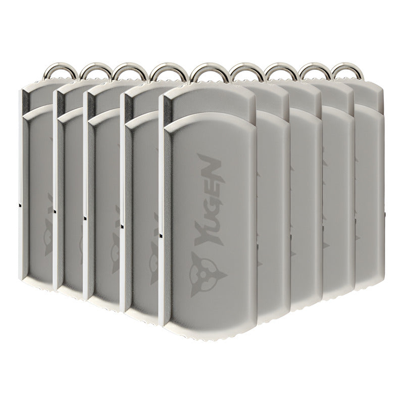 Paquete 30 Memoria Usb 8gb A Granel Metálica Mayoreo Yugen Plateado Y13