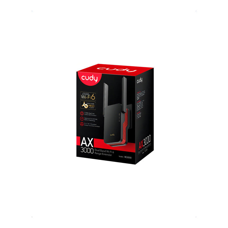 Extensor De Wifi Cudy Re3000 Doble Banda Puerto Gigabit