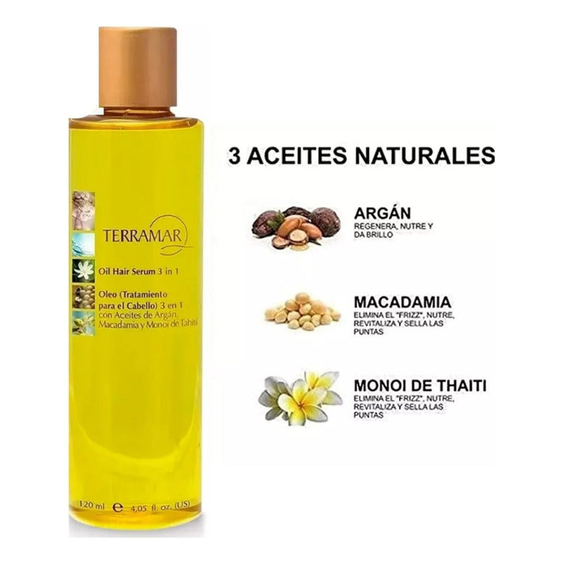Aceite Óleo Terramar 120 Ml  Capilar Restaurador /sar
