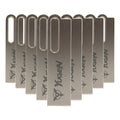 Paquete 10 Memoria Usb 8gb A Granel Metálica Mayoreo Yugen Plateado Y18