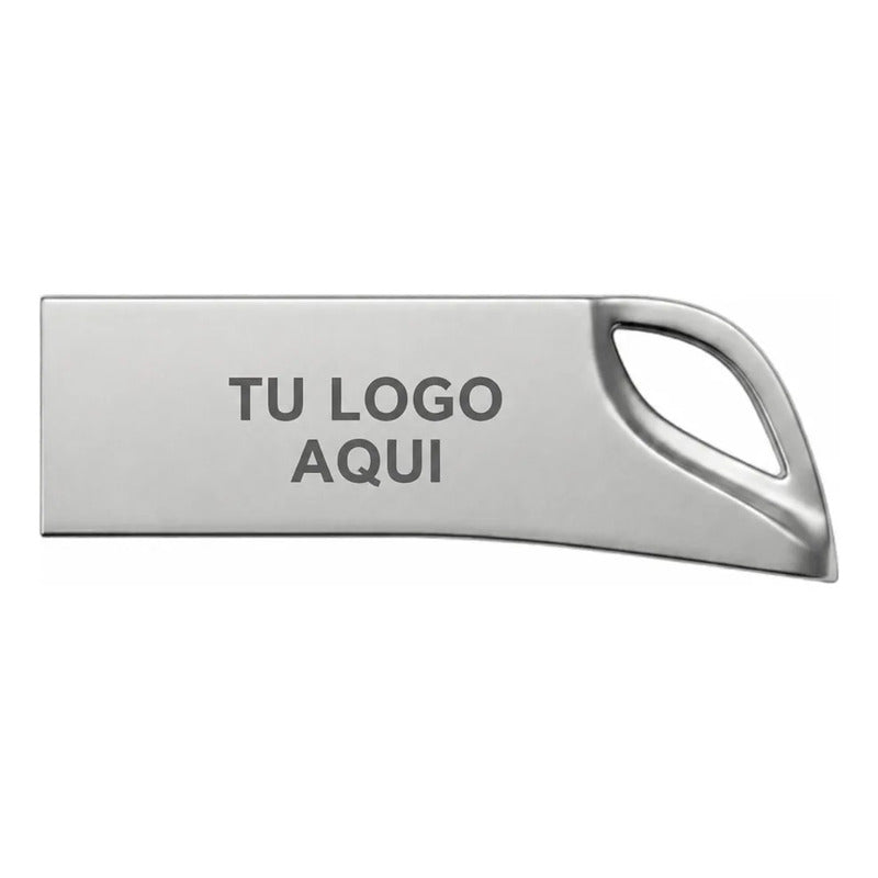 Paquete 30 Memorias Usb 16gb Tu Logo Grabado  Eventos Plateado Y6per