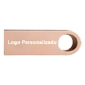 Kit 350 Memorias Usb 16gb Personalizadas Logo Laser Metal /i Oro Rosa Y1