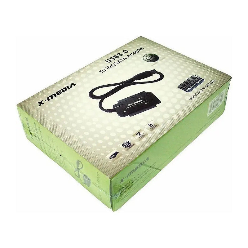 Cable De Datos X-media Usb 3.0 A Sata/ide Xm-ub3235s 0.001tb/s Negro