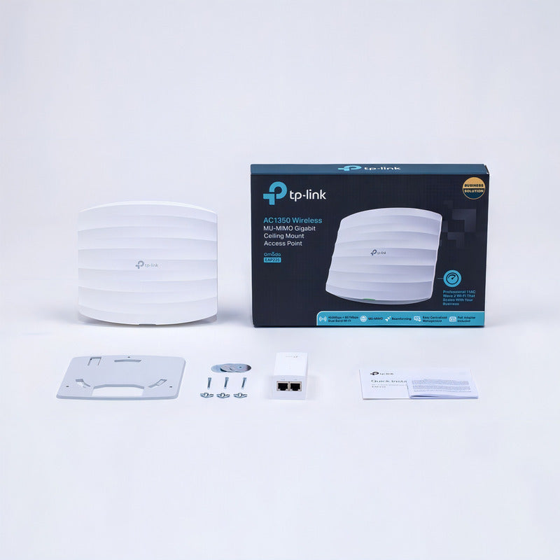 Access Point Interior De Techo Tp-link Omada Eap225 Mu-mimo Gigabit Ac1350 V3 Blanco