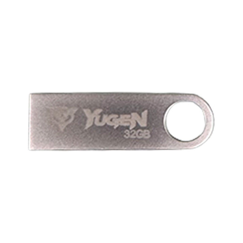 Paquete 10 Memoria Usb 16gb A Granel Metálica Mayoreo Yugen Plateado Y1