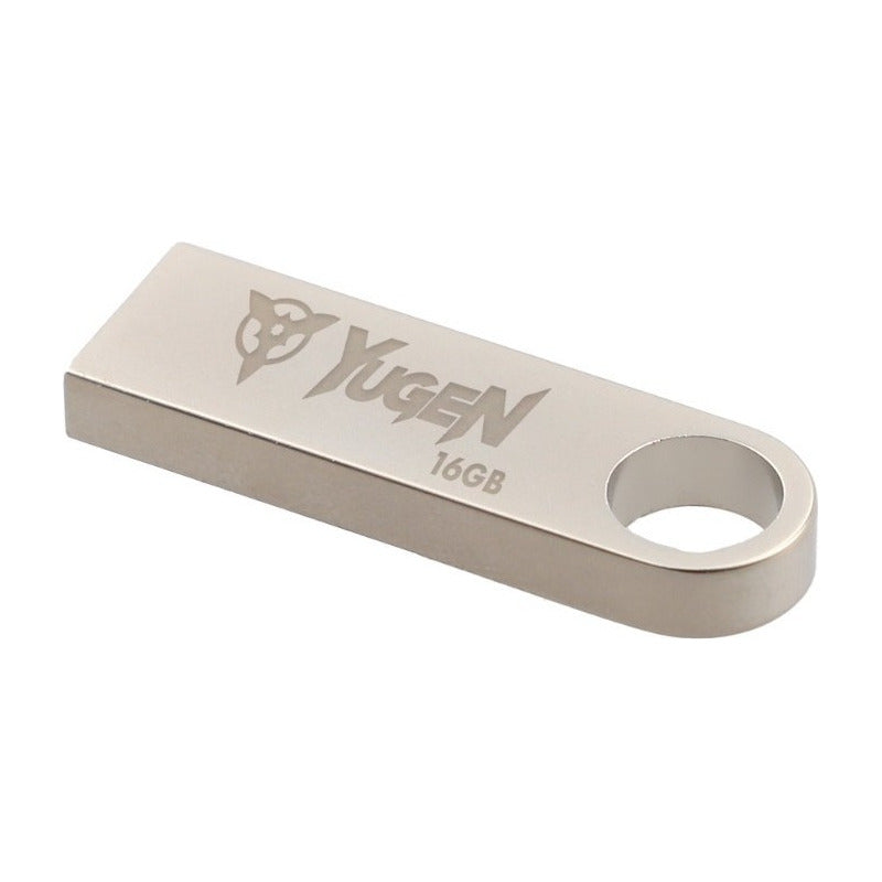 Paquete 200 Memorias Usb 16gb Mayoreo Yugen Metalica Plata Color Gris