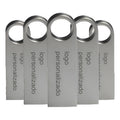 Kit 450 Memorias Usb 16gb Personalizadas Logo Laser Metal /i Plateado Liso