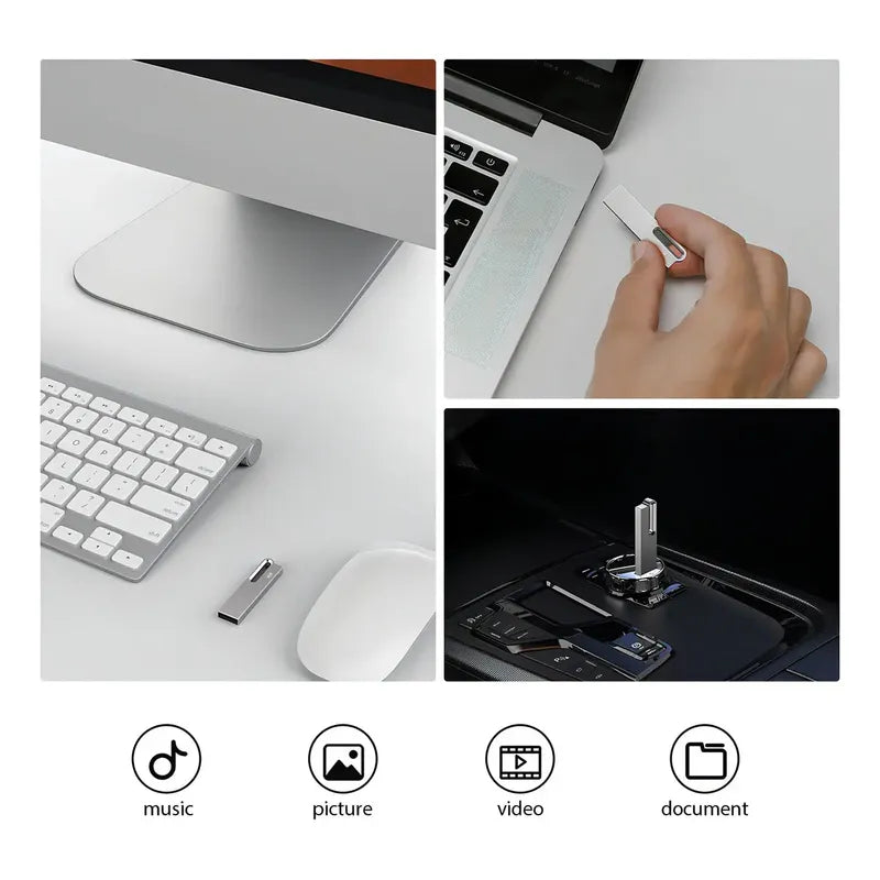 Topesel U311 8 Gb 2.0 Plateado