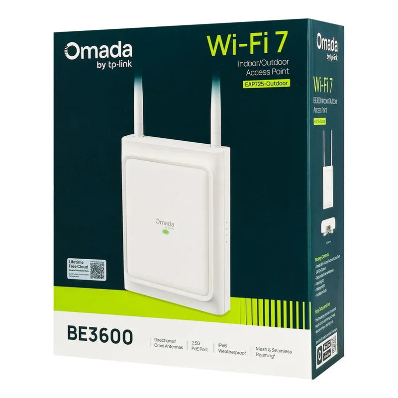 Access Point Tp-link Eap725-outdoor Be5000 Wifi 7 Omada Mesh