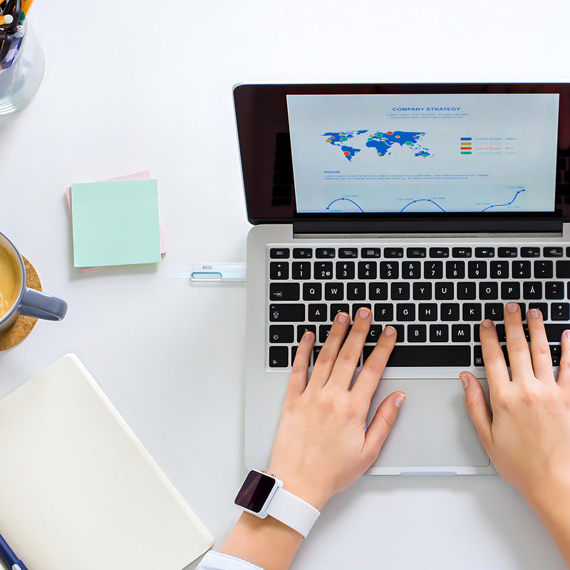 Usb 32gb Sin Tapa Topesel Plateadas 5 Piezas Para Windows Y Mac Plateado