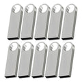 Kit 30 Memorias Usb 16gb 2.0 Bulk Sft Plateada A Granel Plateado Liso