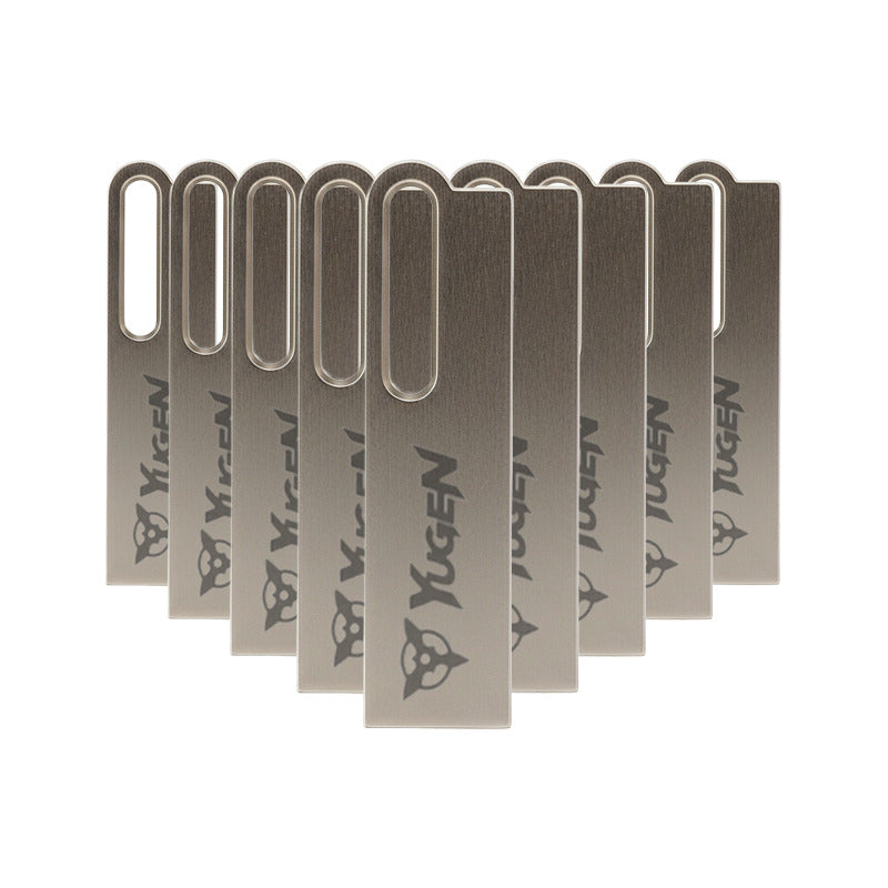 Paquete 50 Memoria Usb 8gb Colores Mayoreo Metálica Yugen Plateado Y18