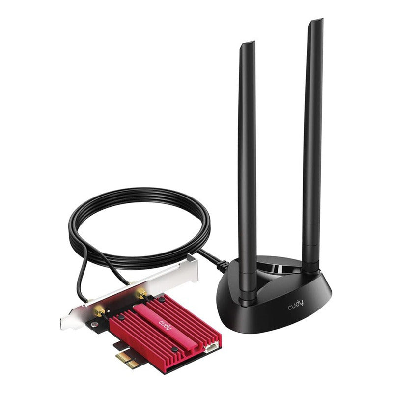 Tarjeta Wifi Cudy We4000 Pci Express Wlan 2402mb/s Antena Externa