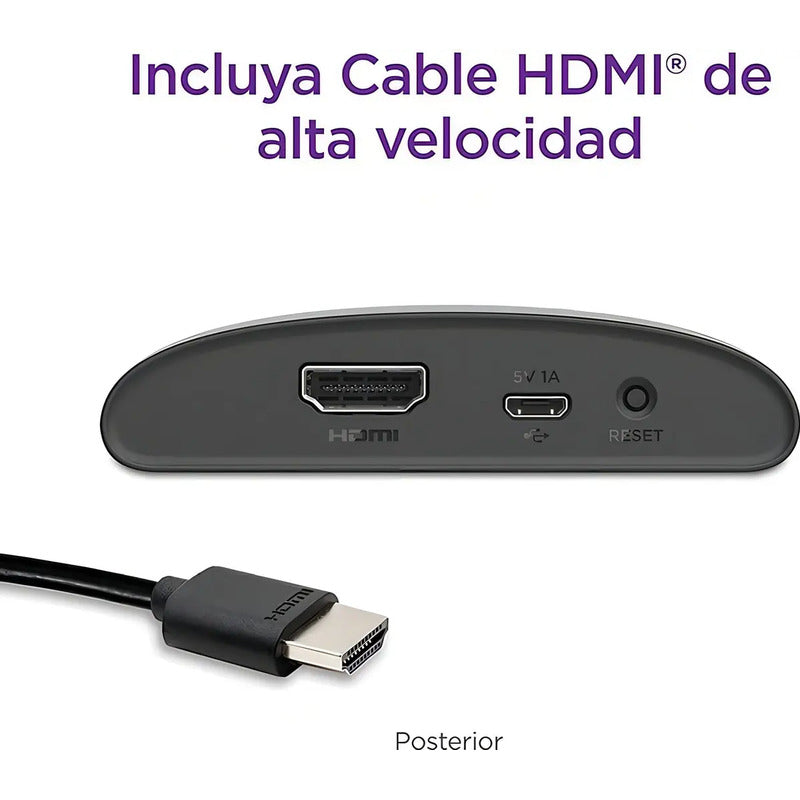Roku Express 4k+ 3941r Negro De Voz