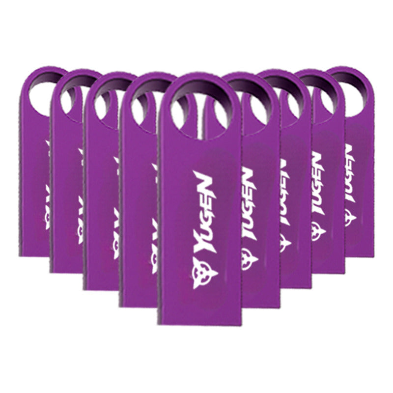 Paquete 30 Memoria Usb 16gb Colores Mayoreo Metálica Yugen Violeta Y1
