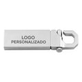 Kit 100 Memorias Usb Corporativas 16gb Grabado Láser Plateado Y9per