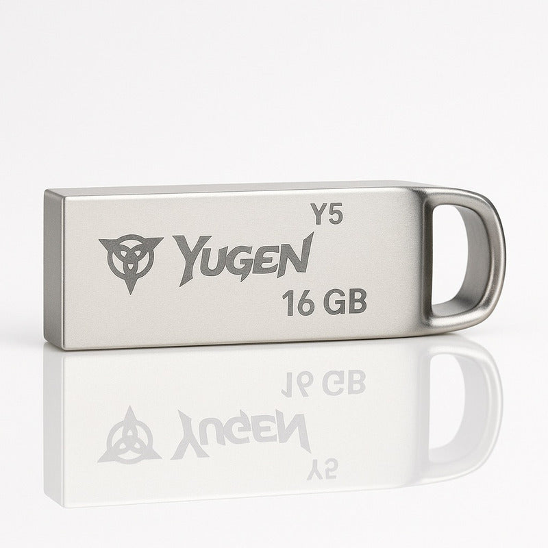 Kit  100 Memorias Usb 16gb Metalica Usb 2.0 Yugen  Plata Y5 Plateado Y5