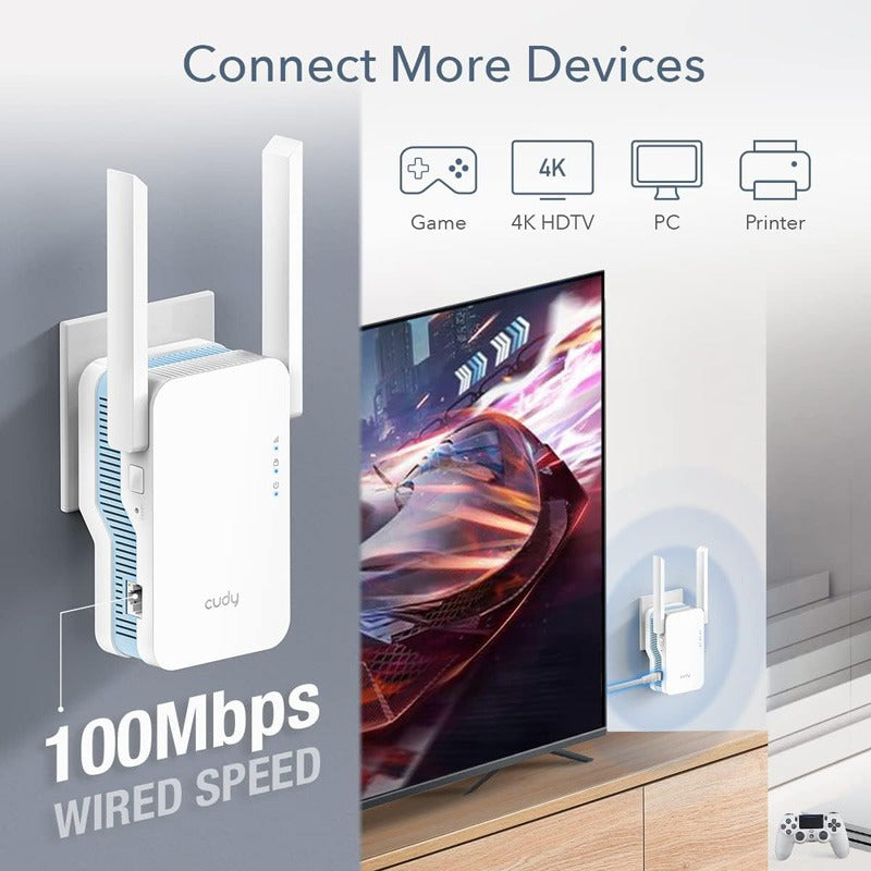 Access Point Cudy Re1200 Blanco 220v