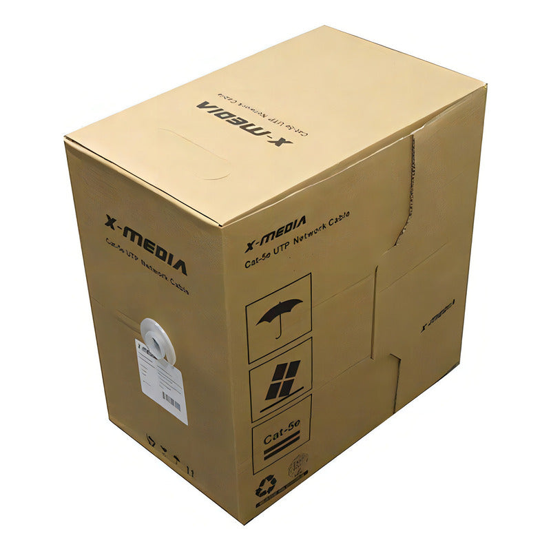 Bobina De Cable De Red X-media Xm-ca-tp6e1k-gy 24 Awg 305 /v
