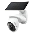 Cámara Inalámbrica 4k Para Exteriores Con Panel Solar 360 Blanco