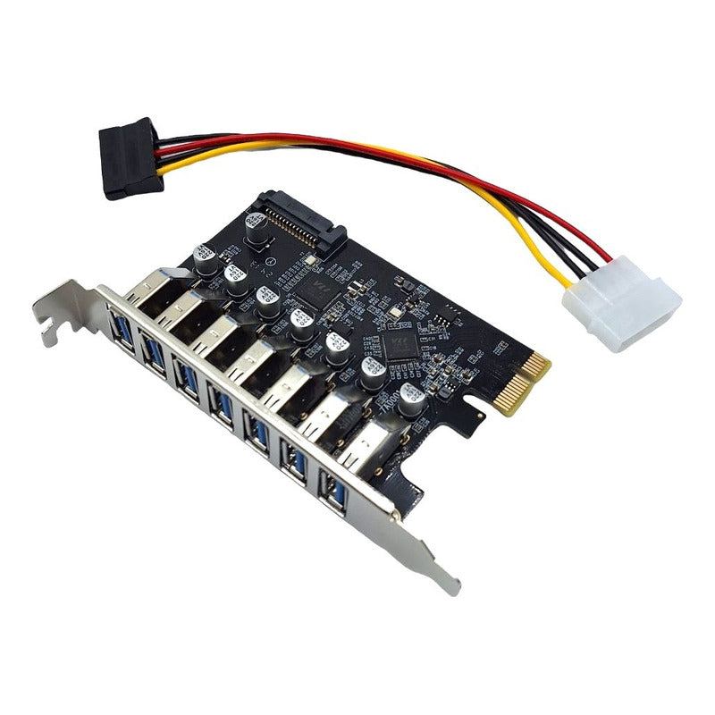 Tarjeta Controladora Pci-e 7 Puertos Usb 3.0 Xm-pex-u307
