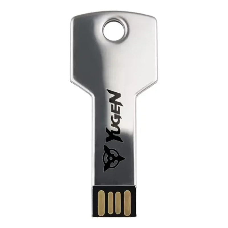 Paquete 20 Memoria Usb 16gb A Granel Metálica Mayoreo Yugen Plateado Y11