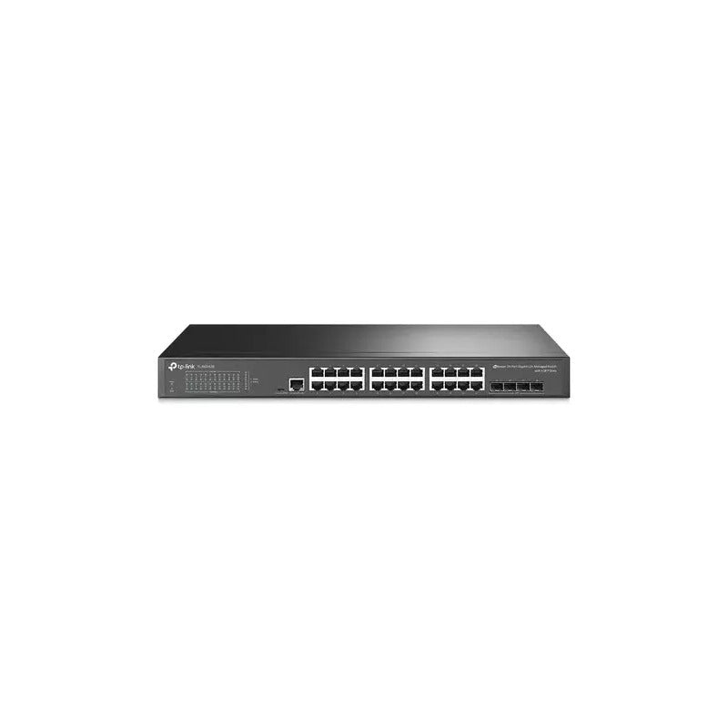 Conmutador Administrable Tp-link Tl-sg3428 Con 24 Puertos Gigabit L2+ Rj-45 Y 4 Ranuras Jetstream Sfp