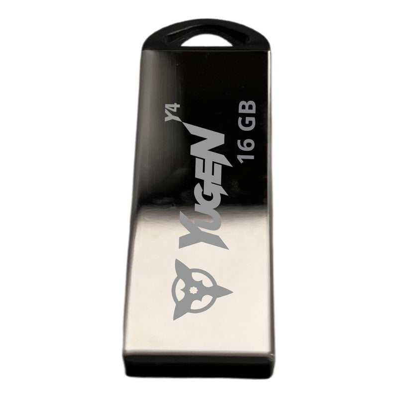 Kit 20 Memorias Usb Yugen Y4 16gb Metálica Plateado Espejo Usb 2.0