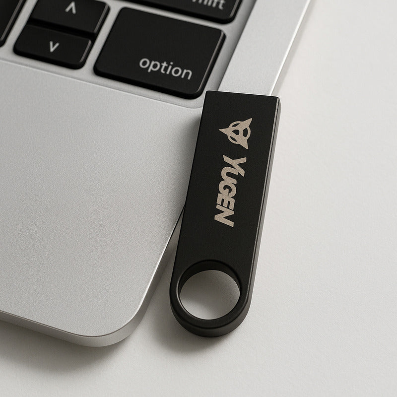 Paquete 20 Memoria Usb 16gb Colores Mayoreo Metálica Yugen Negro Y1