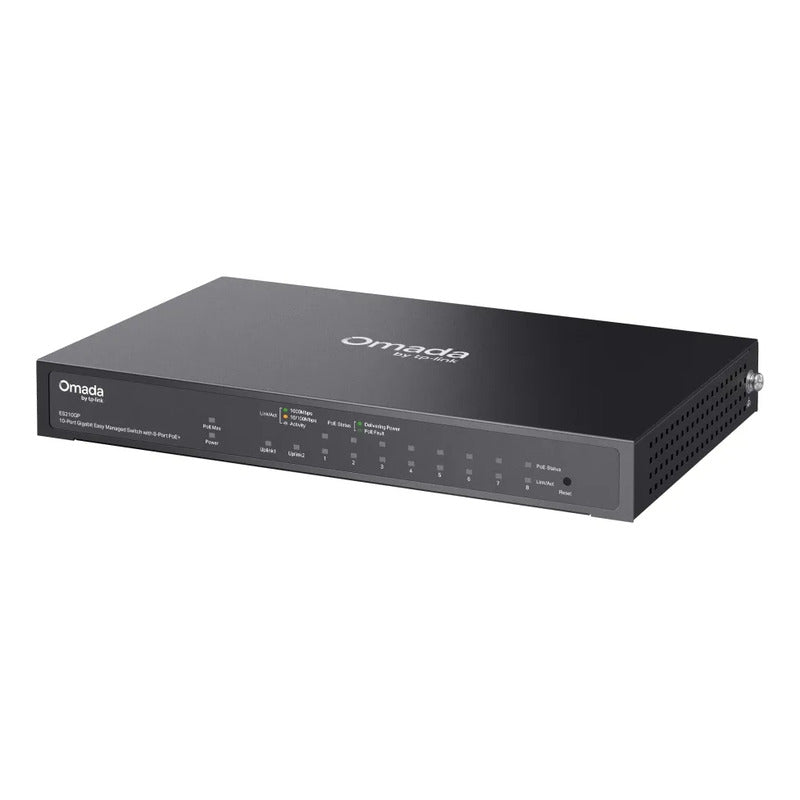 Switch Administrable Tp-link Omada Es210gp 10 Pts Gb Poe+