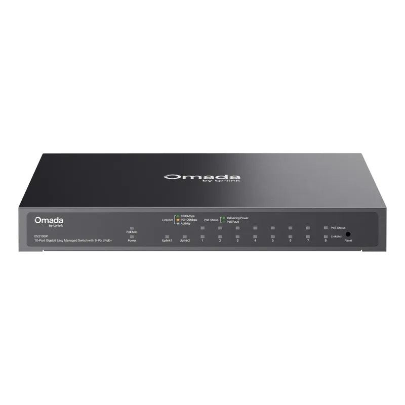 Switch Administrable Tp-link Omada Es210gp 10 Pts Gb Poe+