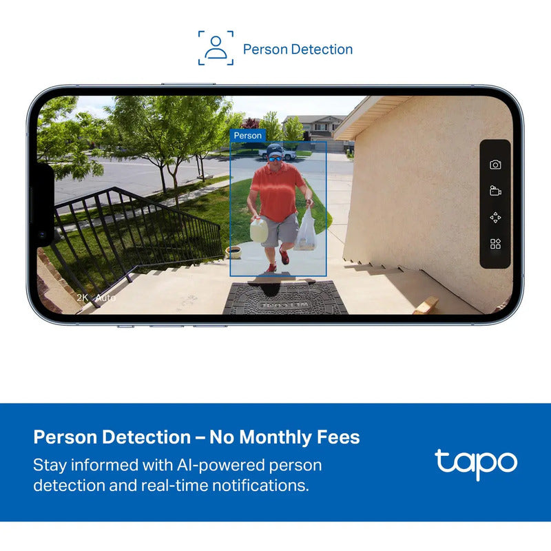 Cámara De Seguridad Tapo Tp-link C400 Inalámbrica 1080p Outd Blanco