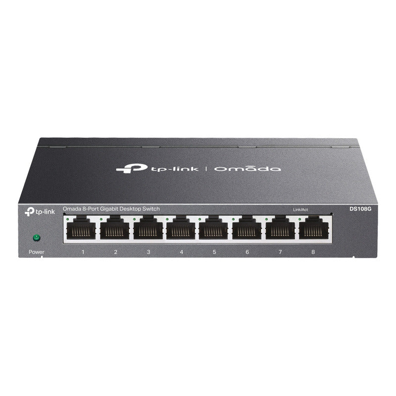 Switch Tp-link Ds108g 8 Bocas Gigabit Omada Metálico