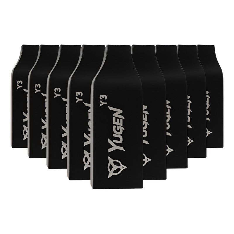 Paquete 50 Memorias Usb 4gb A Granel Metálica Mayoreo Yugen Negro Y3