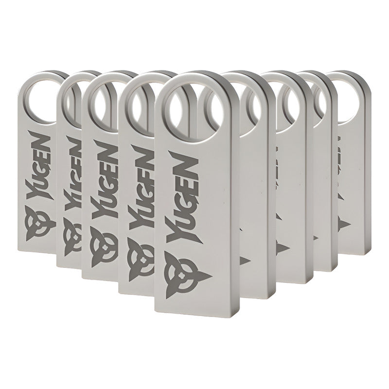 Paquete 20 Memoria Usb 8gb A Granel Metálica Mayoreo Yugen Plateado Y1p