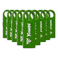 Paquete 100 Memoria Usb 8gb A Granel Metálica Mayoreo Yugen Verde Limon Y1