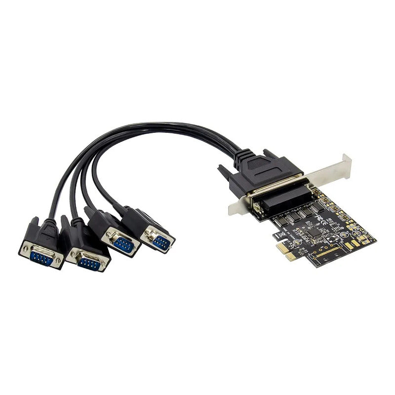 Tarjeta Pci Express 4 Puertos Seriales Db9 Rs232 Xm-pex-4s