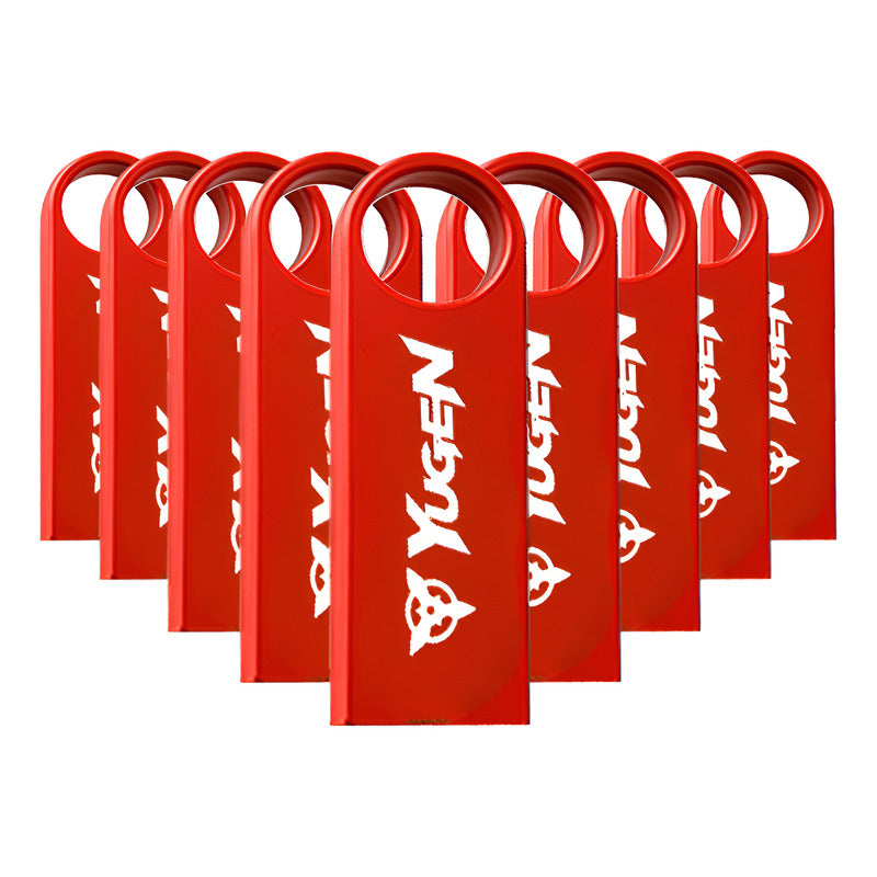 Paquete 50 Memoria Usb 8gb A Granel Metálica Mayoreo Yugen Rojo Y1