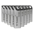 Kit 10 Memorias Usb 16gb Yugen Y6 Metálica Granel Plateado Plateado Y5